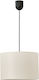 ArkoLight Hängelampe Beige mit Fassung E27 30cm.