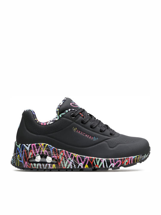 Skechers Loving Love Γυναικεία Sneakers Μαύρα