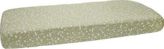 Little Dutch Wild Flowers Baby Sheet Crib Cotton Fitted Green 70x140cm