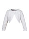 Εβίτα Girls Bolero Jacket with Buttons White