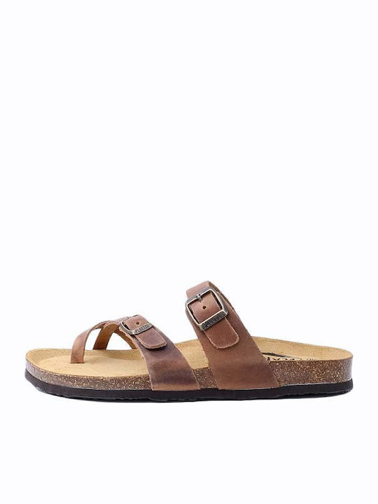 Plakton Bombay Leather Women's Flat Sandals Ana...