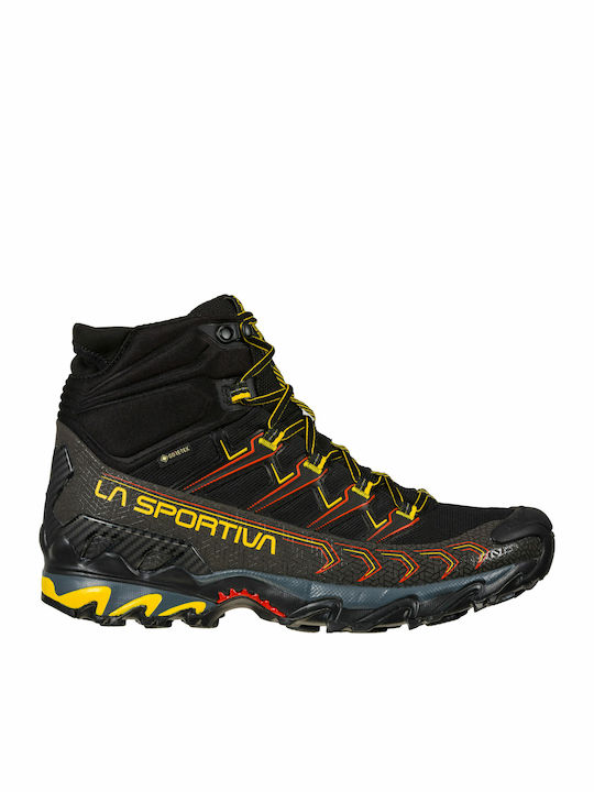 La Sportiva Ultra Raptor II Mid GTX Men's Hiking Boots Waterproof with Gore-Tex Membrane Black