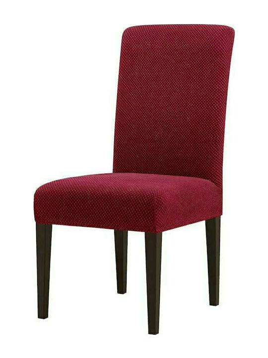 Ehome Ελαστικό Κάλυμμα Καρέκλας Linen Μπορντό Μ...