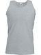 Fruit of the Loom Valueweight Athletic Men's Sleeveless Promotional Blouse Heather grey