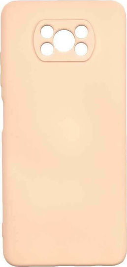Sonique Liquid Umschlag Rückseite Silikon Rosa (Poco X3 NFC / X3 Pro)