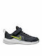 Downshifter 11 Αθλητικά Παιδικά Παπούτσια Running με Σκρατς Dark Smoke Grey / Volt / Black / White