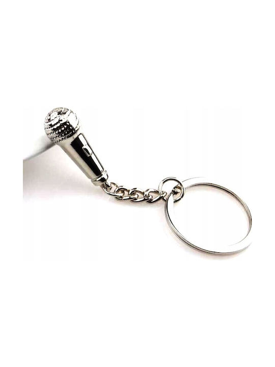 Gadgetx Keychain Microphone Metallic Gray