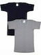 Helios Kids' Set with Undershirts Short-sleeved Multicolored 2pcs