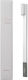 Apriori Slim White Silver Manual Toothbrush Medium