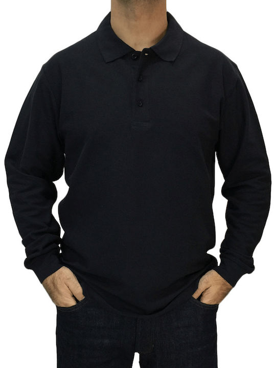 Roly Estrella Polo Μπλούζα Μακρυμάνικη Navy Μπλε