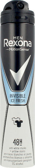 Rexona Men Motion Sense Invisible Ice Fresh 48h Deodorant 48h sub formă de Spray 200ml