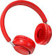 XO BE10 Wireless / Wired On Ear Headphones with 4 hours of Operation Red