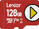 Lexar Play microSDXC 128GB Class 10 U1 V10 A1 UHS-I