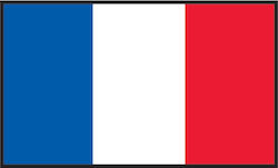 Flag of France with a stake 30x20cm