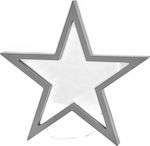 Iliadis Wood Christmas Decorative Desktop Star 30x30cm Gray