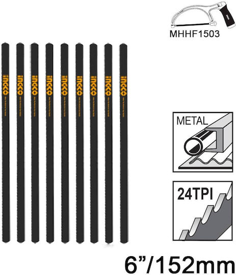 Ingco Hacksaw Blade 10pcs MHSB1521