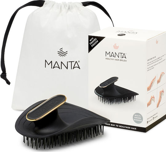 Manta Healthy Hair Scalp Massager Μαύρο