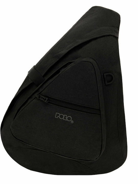 Polo Tricross Jean School Bag Backpack Junior High-High School in Black color 20lt