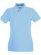 Fruit of the Loom Premium Γυναικείο Διαφημιστικό T-shirt Κοντομάνικο Sky Blue