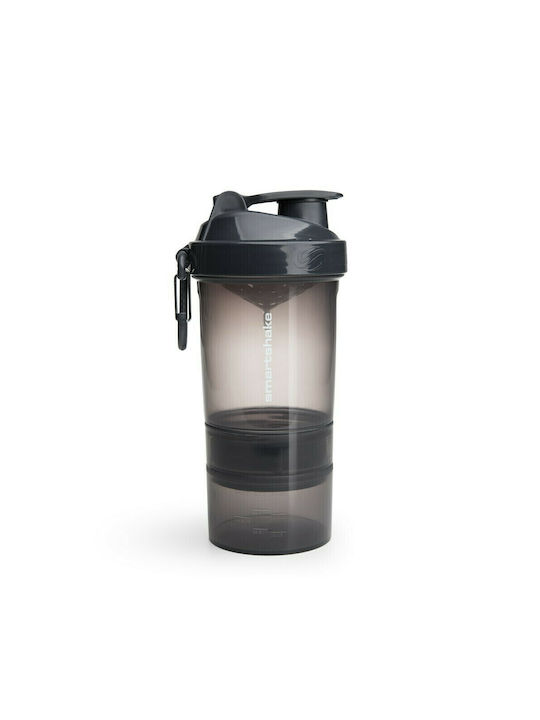 SmartShake Original2Go Plastic Protein Shaker 600ml Gray