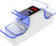 iPega Dual Charger Dock Pro Charging Station for 2 controllers PS5 with LED lighting Transparent