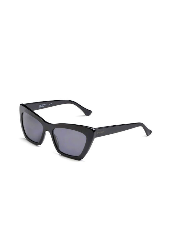 The Glass of Brixton Women's Sunglasses with Black Plastic Frame BS0136 01