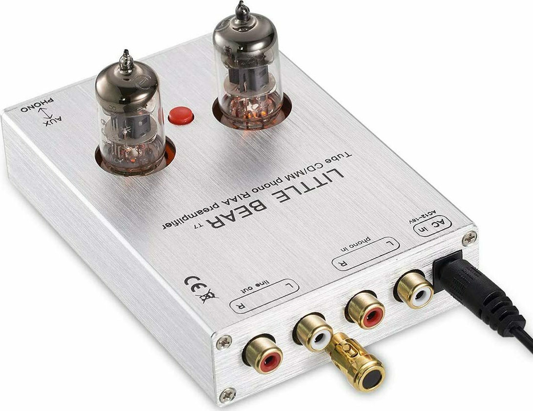 Nobsound Little Bear T7 6J1 Mini Phono Preamp Silver Skroutz.gr