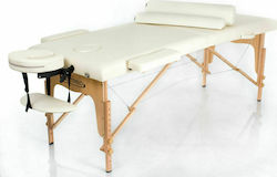 Rest Pro Classic 2 + Massage Bolsters Κρεβάτι Μασάζ Εκρού 192x70εκ.