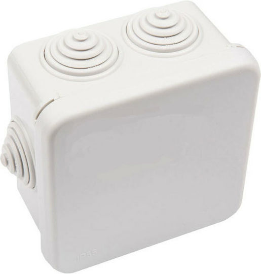 Abb Abb Outdoor Branching Junction Box IP44 65x65x32mm in Gray Color