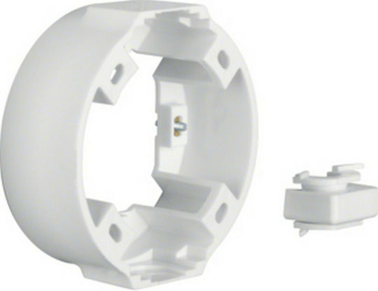 Hager Surface Mounted Electrical Box Surface Mount Round in Gray Color