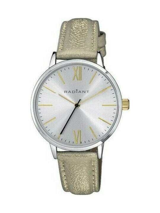 Watch with Gold Leather Strap RA429601