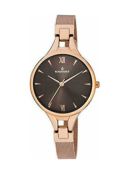 Uhr mit Rose Gold Metallarmband RA423204