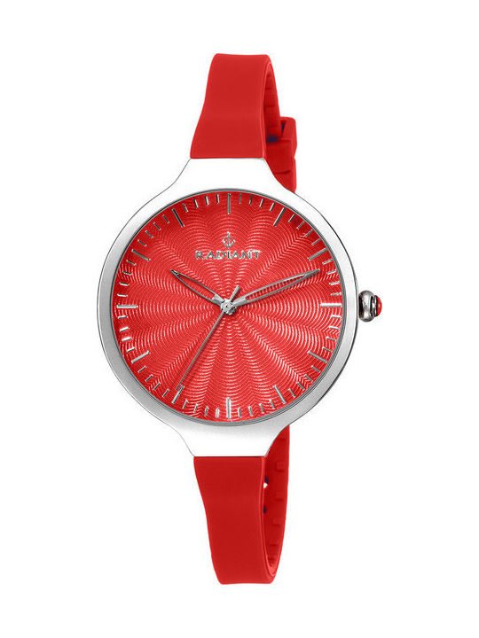 Watch with Red Rubber Strap RA336614