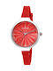 Watch with Red Rubber Strap RA336614