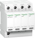 Schneider Electric iPRD20 Антикерни панел Тип T2 Четириполюсен Максимален изходен ток 20kA 3P+N