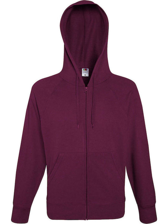 Fruit of the Loom Lightweight Werbe-Hoodie Burg...