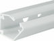 Hager Tehalit Flex Canal de Cablu cu suport perforat din Plastic 20x21mm Alb