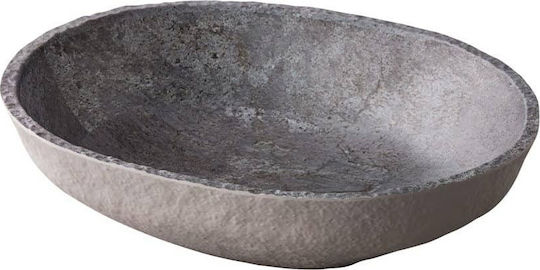 Stylepoint Melamine Salad Bowl Gray 37.5x32x9.4cm