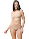 Damen Slip Nahtlos Beige