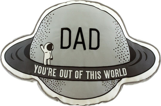 Sass & Belle Dekokissen für Wiege Dad You're Out Of This World Gray Sass & Belle Dekokissen für Wiege Dad You're Out Of This World Gray