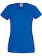 Fruit of the Loom Ladies Original T Women's Short Sleeve Promotional T-Shirt Royal