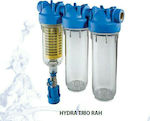 Atlas Filtri Hydra Trio RAH Συσκευή Φίλτρου Νερού Κεντρικής Παροχής Τριπλή 3/4'' με Ανταλλακτικό Φίλτρο