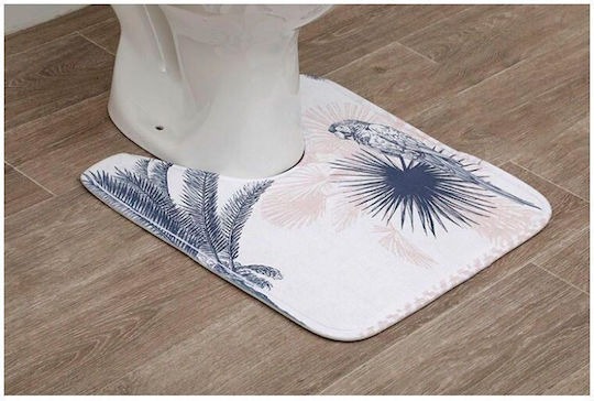 Bath Mat Microfiber Toilet Django 7702NL60 Gray 45x50cm