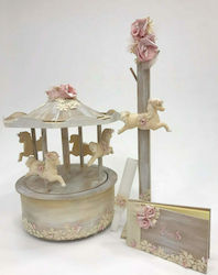 Elena Manakou Chic Carousel Baptism Set 2pcs