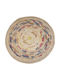 Klonaras Dipinto Handmade Rug Round Summer from Jute Beige