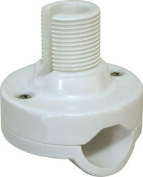 Lalizas Marine Antenna Mount Βάση Κεραίας Ρελιών, Απλή, Υ 65mm