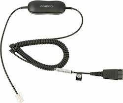 Jabra GN1200 Καλώδιο Quick Disconnect (QD) Coiled to RJ-9 2m (88011-99)