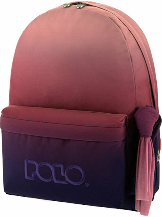 Polo Original Scarf School Bag Backpack Junior High-High School Multicolour with Water Bottle Holder 20Liters 2021