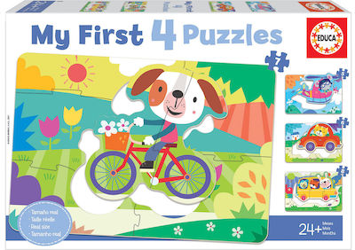 Παιδικό Puzzle Τα Πρώτα Μου Οχήματα 24pcs για 2+ Ετών Educa