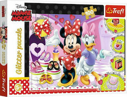 Kids Puzzle Glitter Minnie for 5++ Years 100pcs Trefl